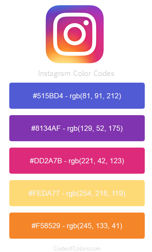 instagram color code in html